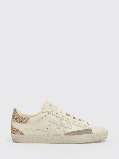 Premiata Sneakers  Woman Color White In Nude