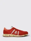 Premiata Red Sneakers In Multi