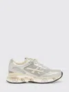 Premiata Silver Moerund 8084 Side-logo Polyester Sneakers In Silver