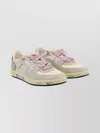 Premiata Sparkling Low Top Sneakers With Contrast Sole In White
