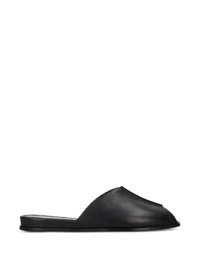 Premiata Squared Peep-toe Mules In Yellow