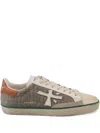 Premiata Steven 7710 Check Appliqué Sneakers In Multi
