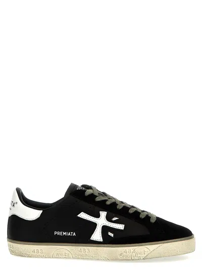 Premiata Steven Sneakers In Nero