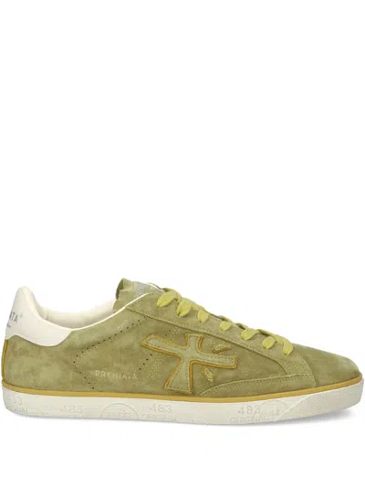 Premiata Steven Trainers In Green