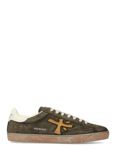 Premiata Steven Sneakers In Green