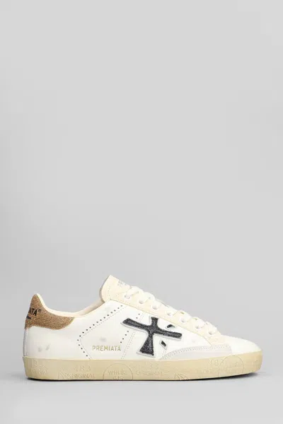 Premiata Steven Sneakers In White