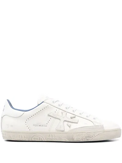 Premiata Steven Trainers In White