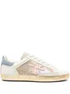 Premiata Stevend Iridescent-detail Sneakers In White