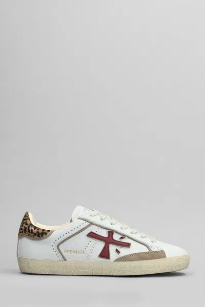 Premiata Steven Sneakers In White