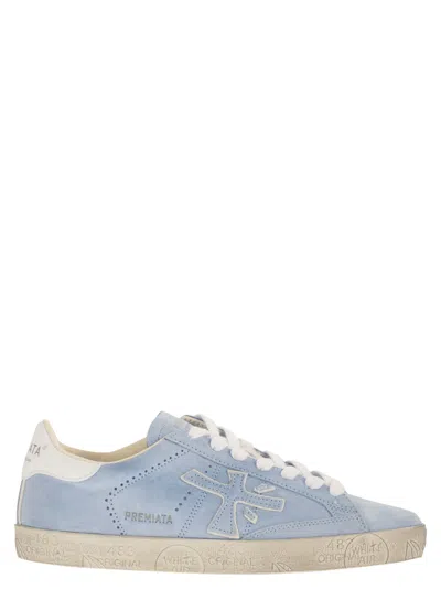 Premiata Stevend 7532 Leather Trainers In Multi