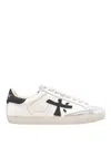Premiata Glitter Low Top Sneakers In White