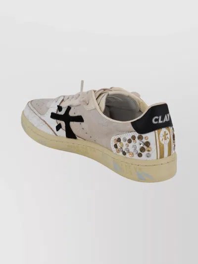 PREMIATA STUDDED RETRO LACE-UP FOOTWEAR