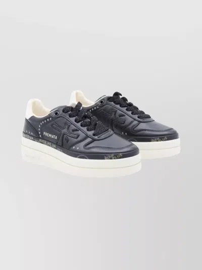 PREMIATA STYLISH LOW TOP SNEAKERS WITH PLATFORM SOLE