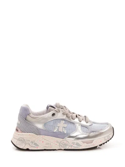 Premiata Stylish Sneakers For Summer In Blue