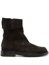 Premiata Suede Ankle Boots In Brown