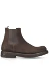 Premiata Elasticated-panel Ankle Boots In Brown