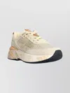 Premiata Suede Blend Sneakers Contrast Sole
