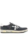 Premiata Suede-leather Sneakers In Black