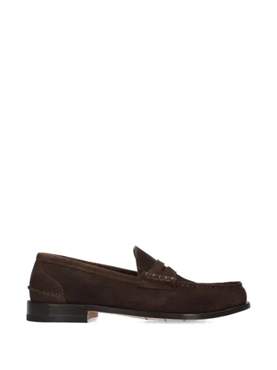 Premiata Suede Loafers In Brown