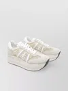 Premiata Suede Low Top Sneakers With Rubber Sole