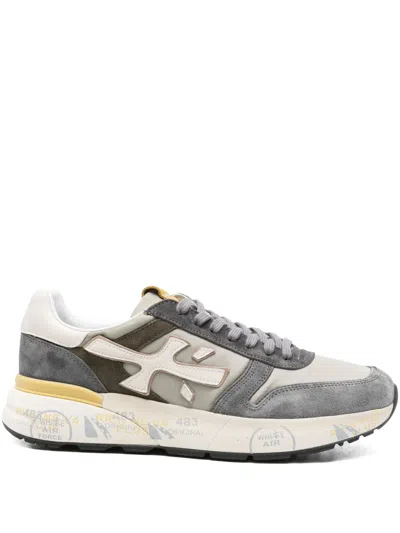 Premiata Suede Panelled Low-top Sneakers In Multi