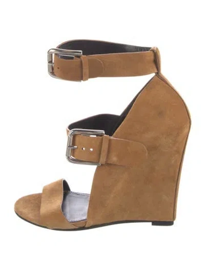Pre-owned Premiata Suede Sandals In Brown