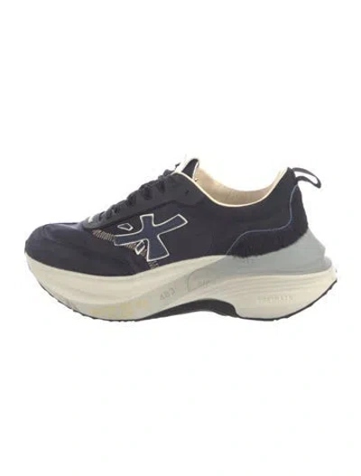 Pre-owned Premiata Suede Sneakers In Blue