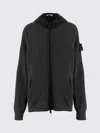 Premiata Merino Wool Zip-up Sweatshirt In Black