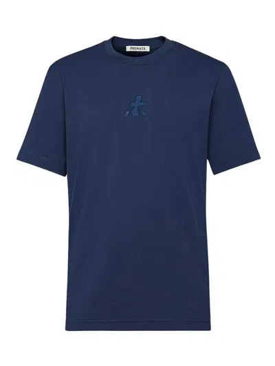 Premiata T-shirt In Navy Blue