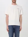 Premiata Contrasting-detail Side-slits T-shirt In White