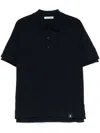 Premiata Navy Blue Cotton Polo In Blue