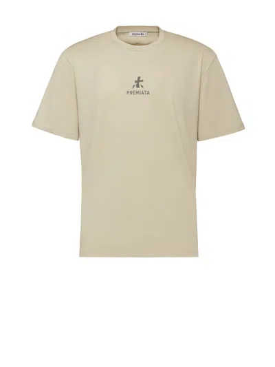 Premiata T-shirts And Polos Green In Neutral