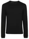 Premiata Textured Knit Sweater With Classic Crew Neck In Black