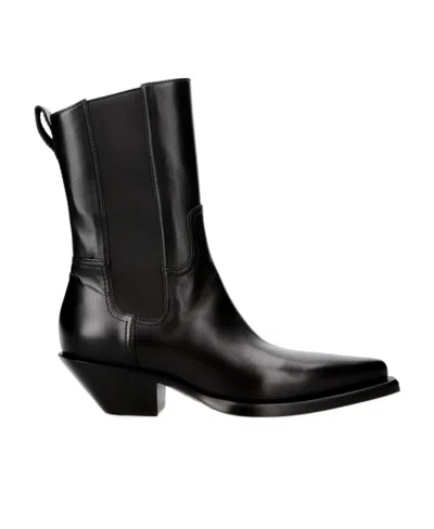 Premiata Thick Heels In Black