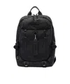 Premiata Side And External Zip Pockets Shoulder Straps Handle In Black