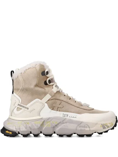 Premiata Trivor 440m Textured Sneakers In Multi