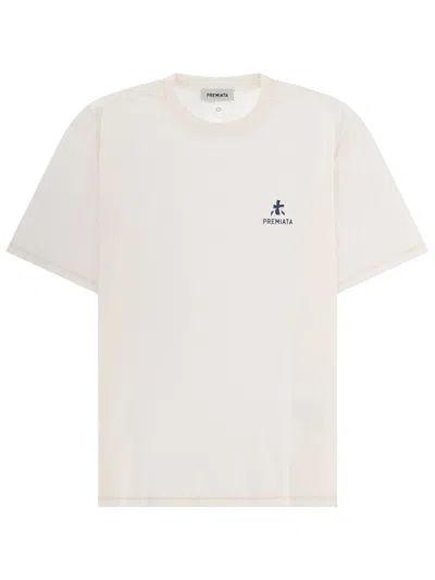 Premiata T-shirt Con Logo In Neutral