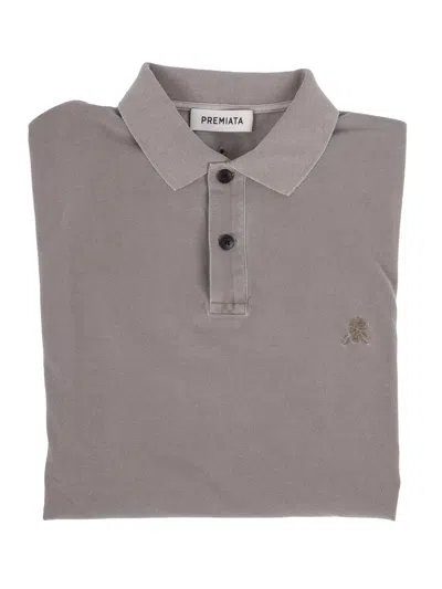 Premiata T-shirt Jersey Dunito Color Verde In Gray