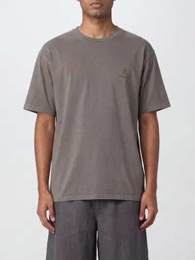 Premiata Premium Cotton T-shirt For Men In Gray