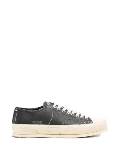 Premiata Vince 015 Logo-print Sneakers In Black