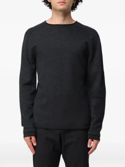 Premiata Virgin-wool Knit Sweater In Black