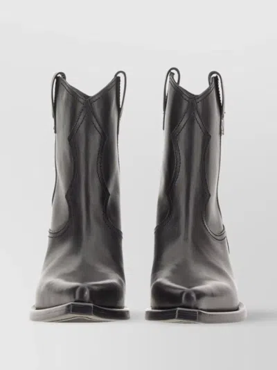 Premiata Western Stitched Pointed Toe Boots