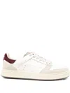 Premiata Low-top White Sneakers With Suede Overlays In Multi