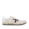 Premiata Istrice Clay Leather Sneakers In White