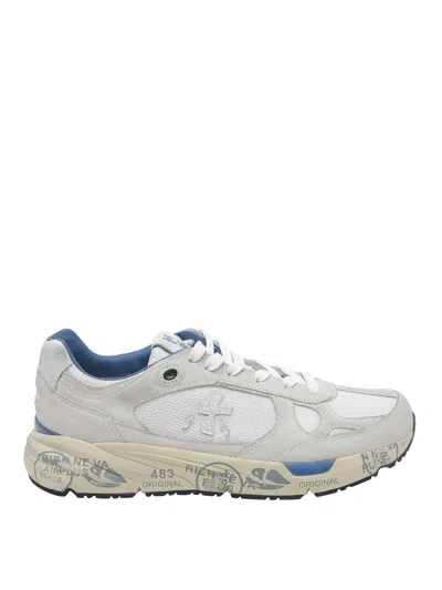 Premiata White Mase Sneakers In Multi