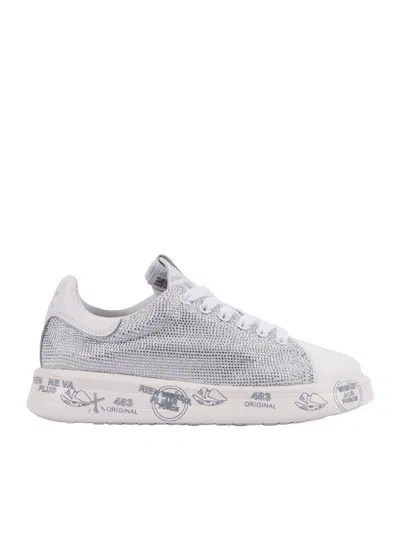 Premiata White Sneakers Belle White In Multi