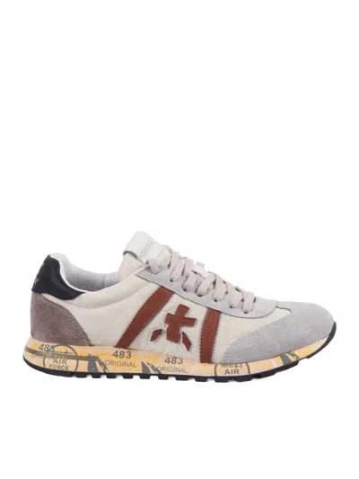 Premiata White Sneakers Lucy Offwhite
