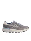 Premiata White Sneakers Mick Grey In Multi