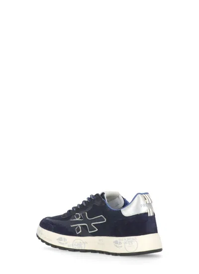 PREMIATA WHITE PREMIATA SNEAKERS BLUE