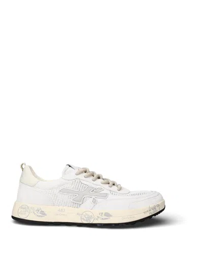 Premiata White Logo Nous Sneakers In Multi